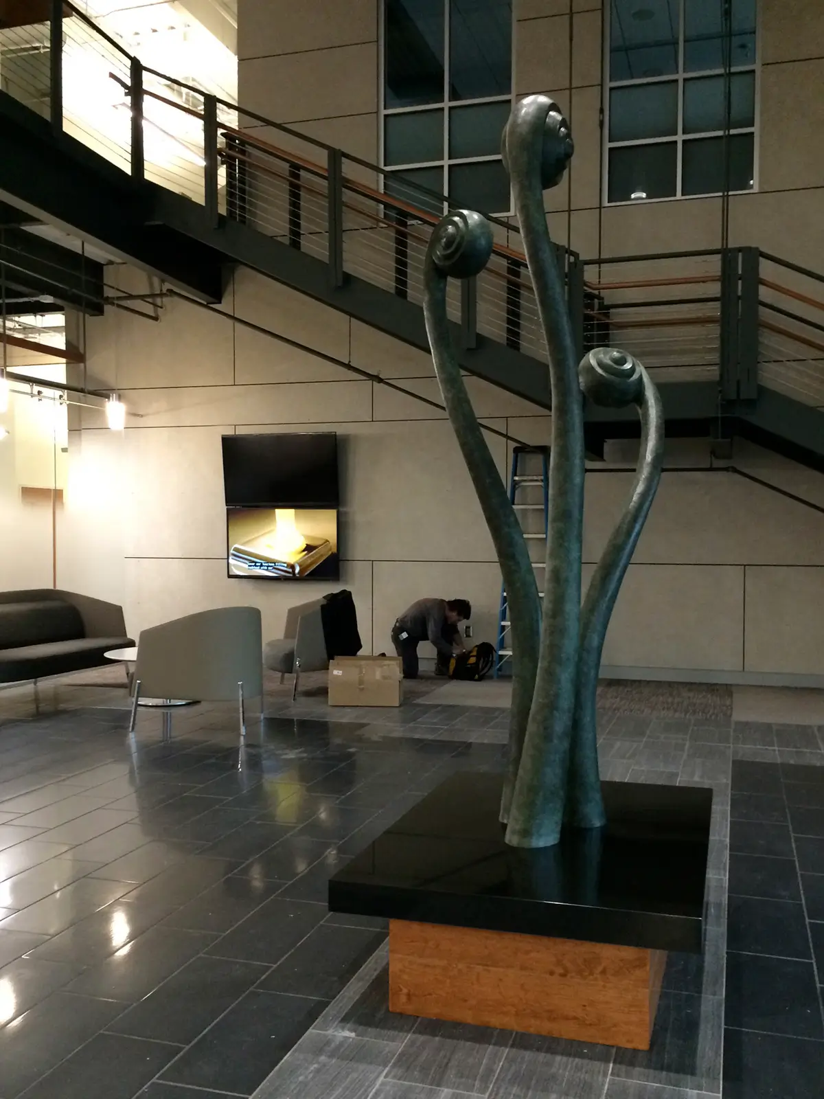 Fiddleheads Bench – SCRA, view 3